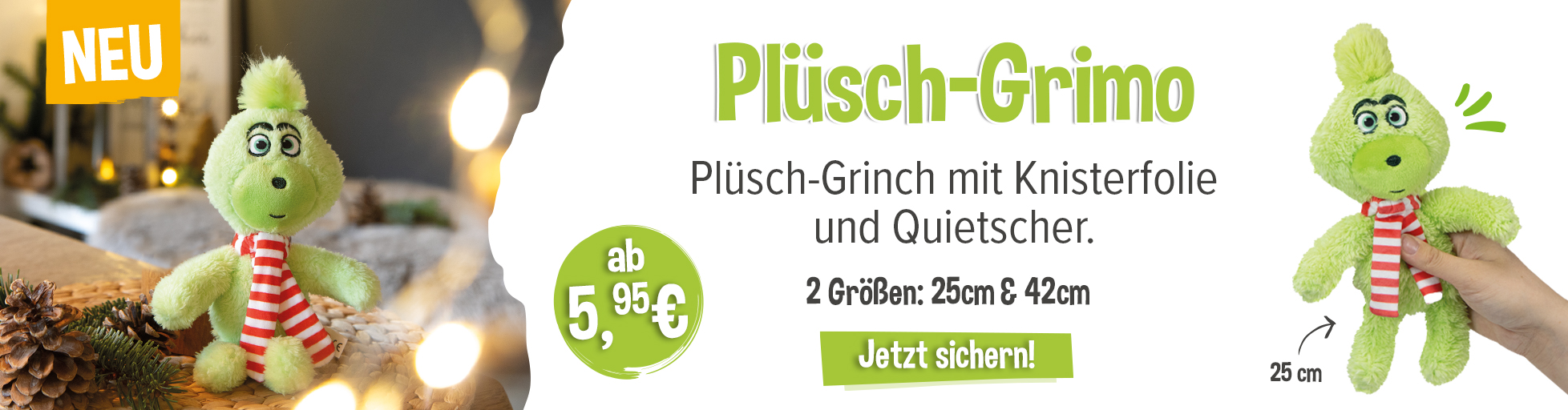 NEU! Plschfigur Grimo