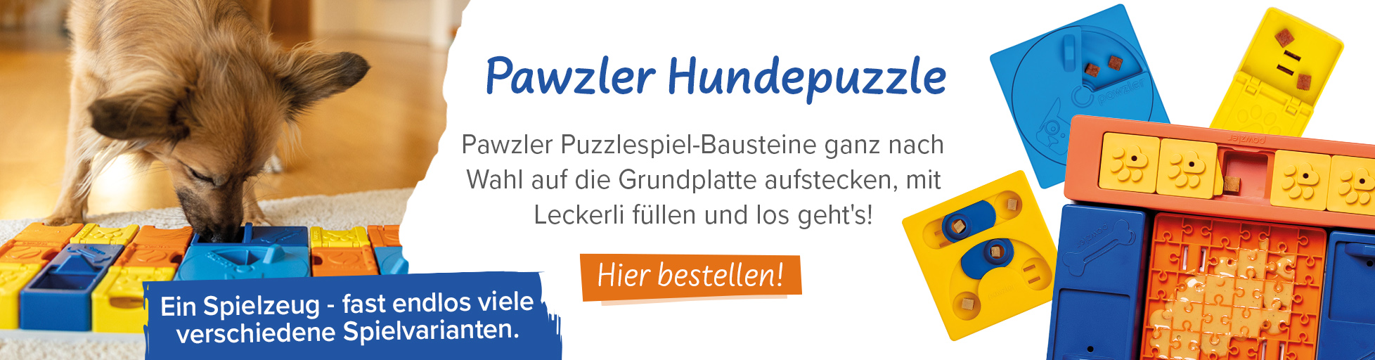 Puzzlespiel fr Hunde