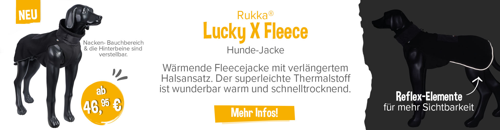 NEU! Lucky X Fleece Jacke