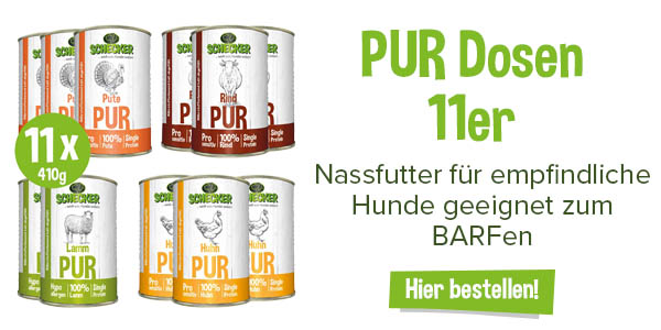 11x Fleisch PUR Nassfutter