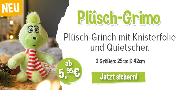 NEU! Plschfigur Grimo